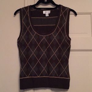 Argyle sweater vest